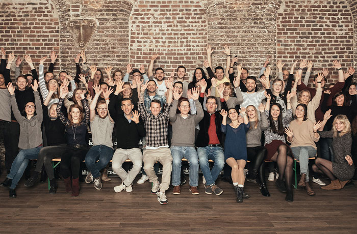 Gruppenfoto des MoreFire Teams