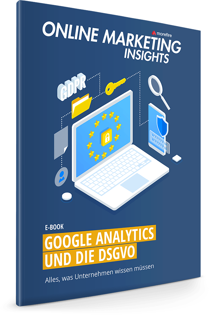 E-Book Cover: Google Analytics richtig einsetzen im Einklang mit der DSGVO