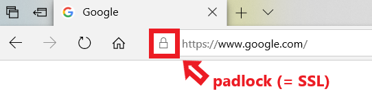 SSL bei Microsoft Edge