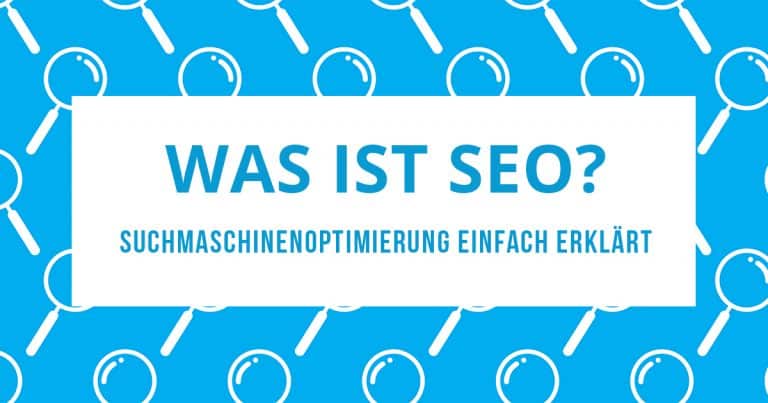 Was ist SEO? - Suchmaschinenoptimierung einfach erklärt Banner