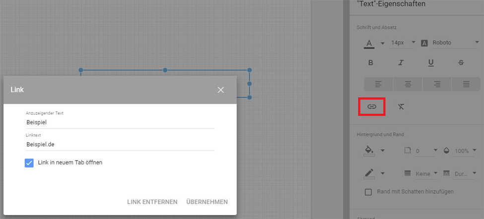 Verlinkungen Google Data Studio morefire