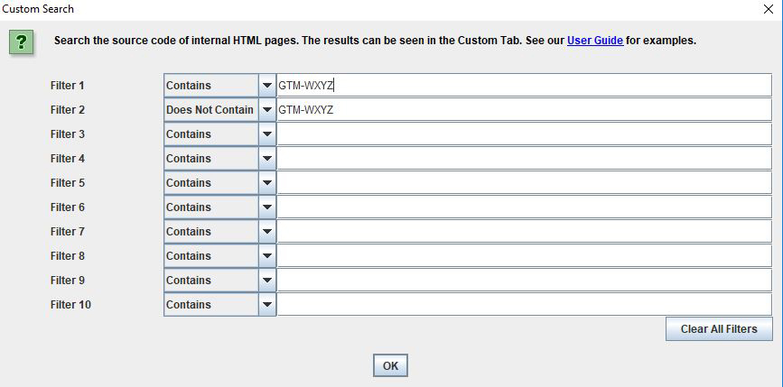 Custom Search Parameter