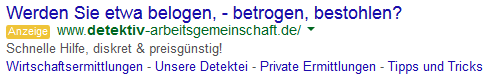 Emotionale Anzeigen bei Google