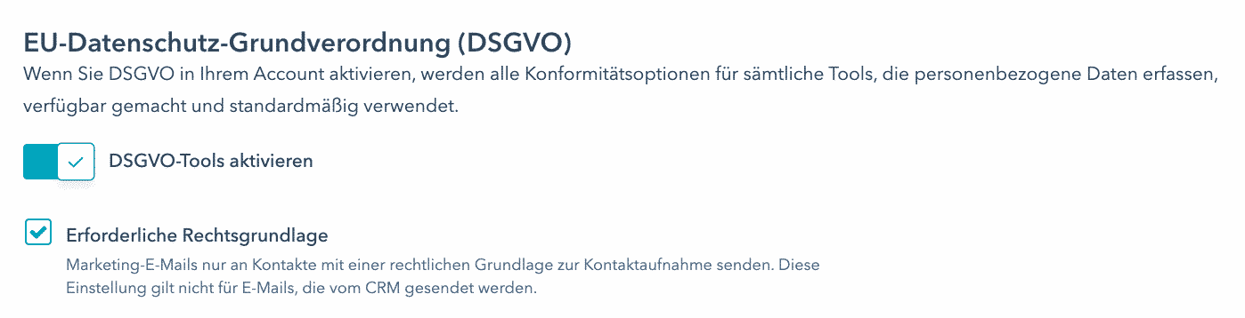 DSGVO bei HubSpot