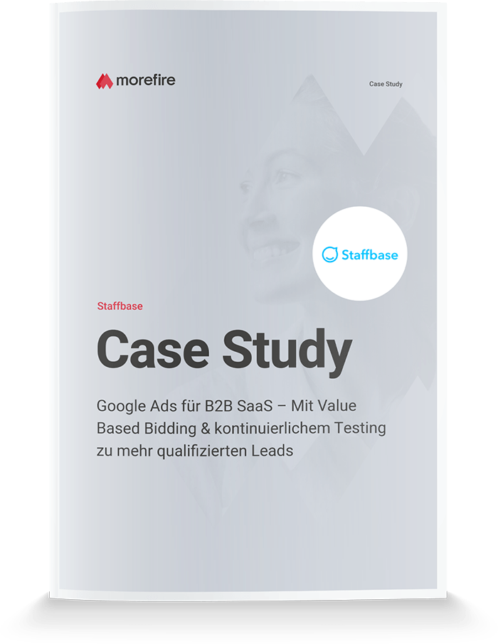 Cover der Case Study von Staffbase zu Google Ads und Value Based Bidding