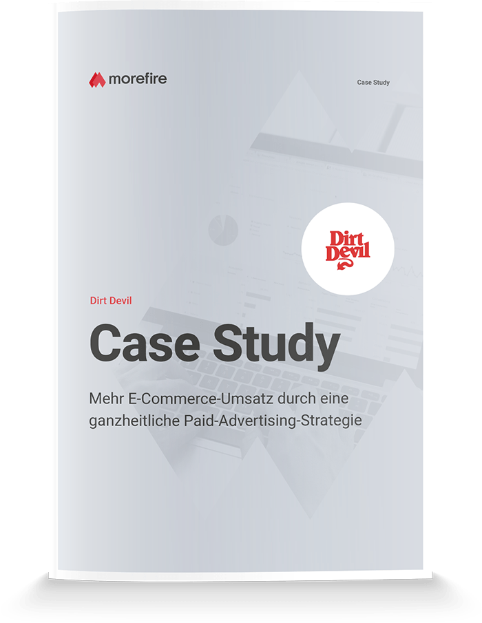 Cover der Dirt Devil Case Study zu erfolgreicher Paid-Advertising-Strategie