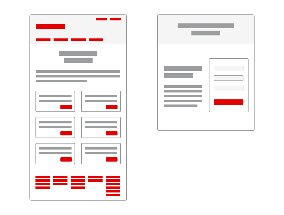 Homepage vs Landing Page 01 Aufmerksamkeit