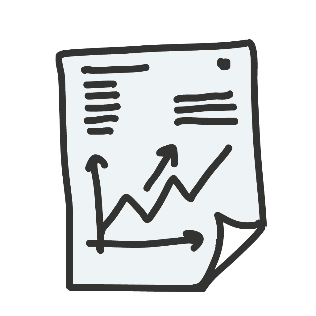 Wachstumsdiagramm auf Papier, Symbol für Geschäftsentwicklung und Wachstum