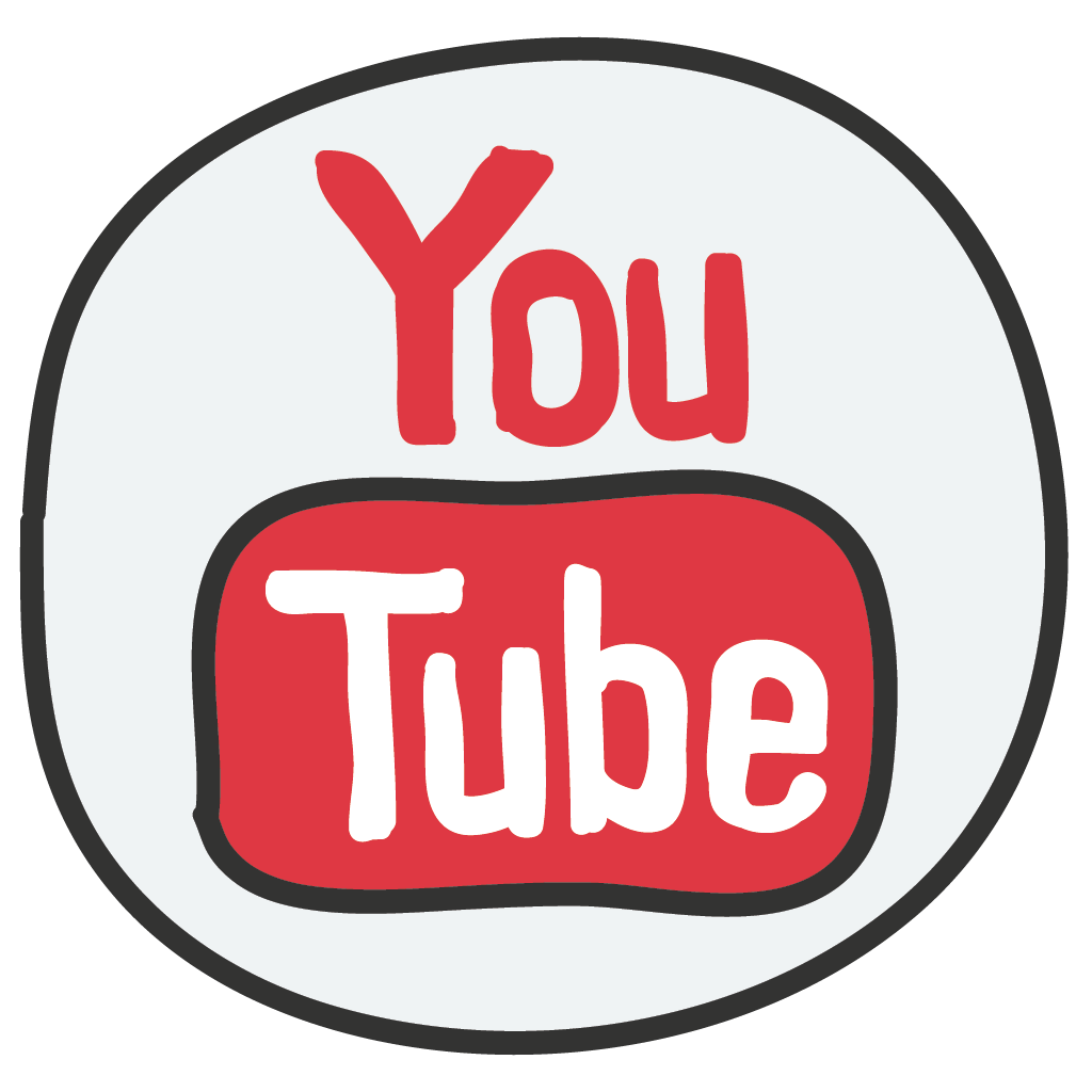 Icon des YouTube-Logos, das die führende Video-Sharing-Plattform symbolisiert