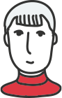 Illustration einer Person, die persönliche Beratung im digitalen Marketing symbolisiert