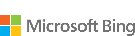 Microsoft Bing Logo für Suchmaschinenplattform und Online-Marketing