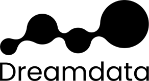 Logo von Dreamdata, einer Plattform für Datenanalyse und Marketing-Attribution