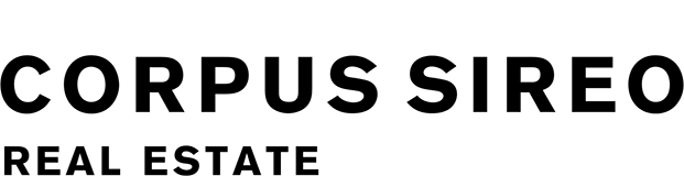 Corpus Sireo Logo, ein führender Anbieter für Immobilienmanagement und Investmentlösungen