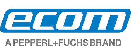 ecom Logo - A Pepperl+Fuchs Brand