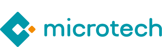 Logo von Microtech, einem Unternehmen für ERP- und CRM-Softwarelösungen