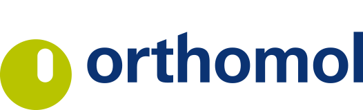 Logo von Orthomol, einem Unternehmen für Mikronährstoffprodukte und Nahrungsergänzungsmittel