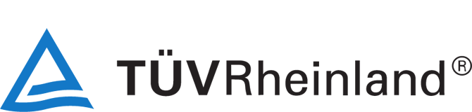 Logo von TÜV Rheinland, Anbieter für Sicherheitsprüfungen und Zertifizierungen
