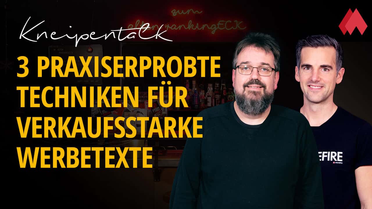 3 praxiserprobte Techniken für starke Verkaufstexte und Überschriften - morefire