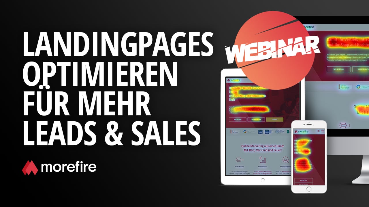 Webinar Landingpages optimieren für mehr Leads & Sales mit Heatmap-Analyse
