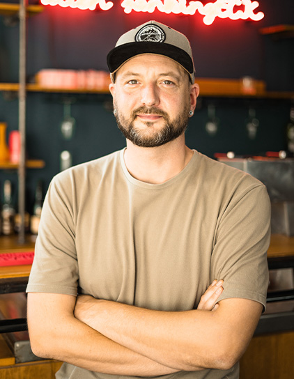 Porträt von Benjamin Garboniak, Teammitglied bei morefire