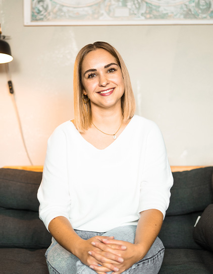 Portrait von Katrin Wolf, Teammitglied bei Morefire
