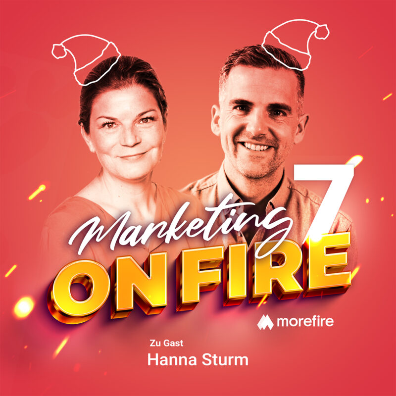 Cover von Marketing on Fire, Adventskalender mit Hanna Sturm und Host