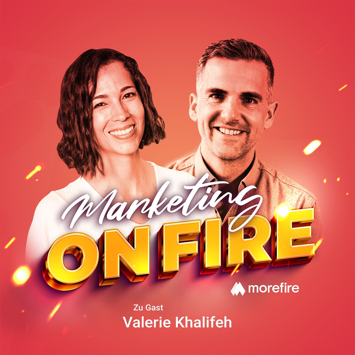 Marketing on Fire Podcast: Valerie Khalifeh zu Gast bei morefire