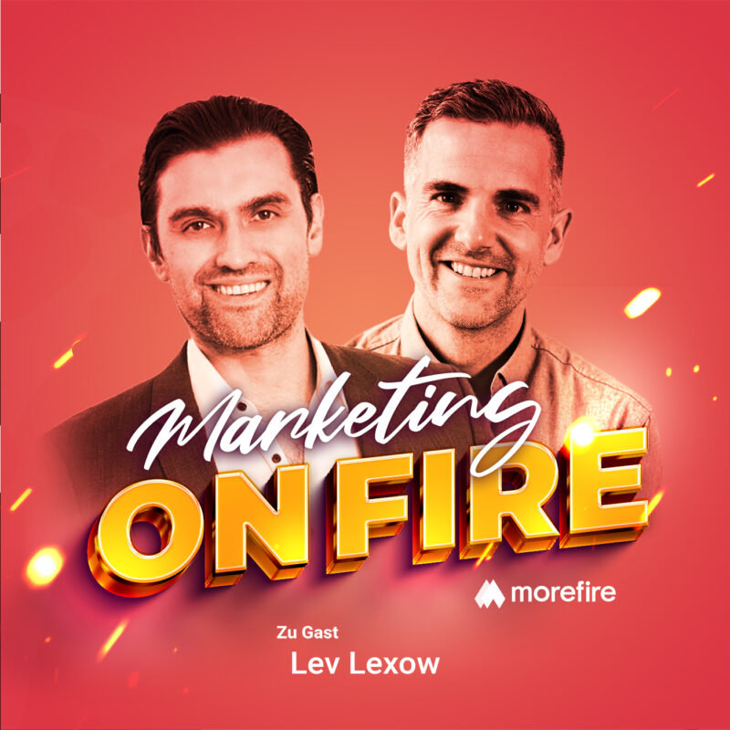 Podcast Cover mit Host und Gast