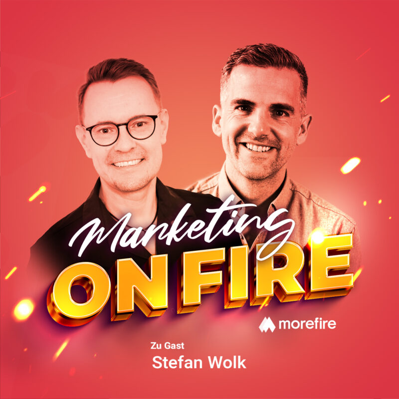 Podcast Cover von Marketing on fire mit Robin Heintze & Gast
