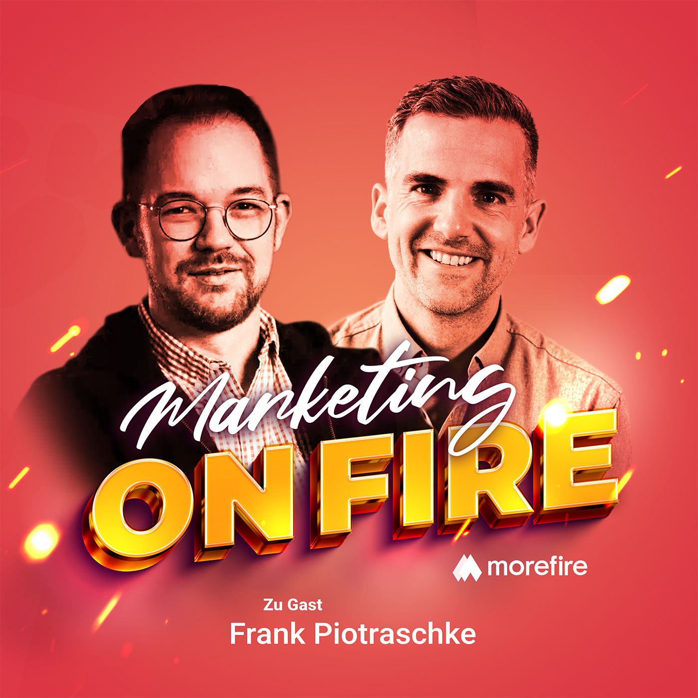 Cover vom Marketing on fire Podcast