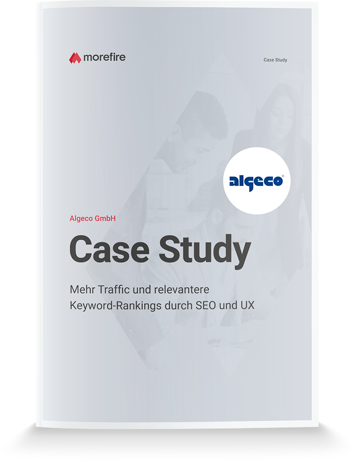 Case Study von Algeco GmbH - Mehr Traffic und relevantere Keyword-Rankings durch SEO und UX Optimierungen