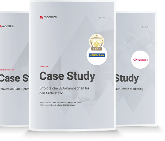 Sammlung von Case Studies zu SEA-Kampagnen, Growth Marketing und Conversion Rate Optimierung