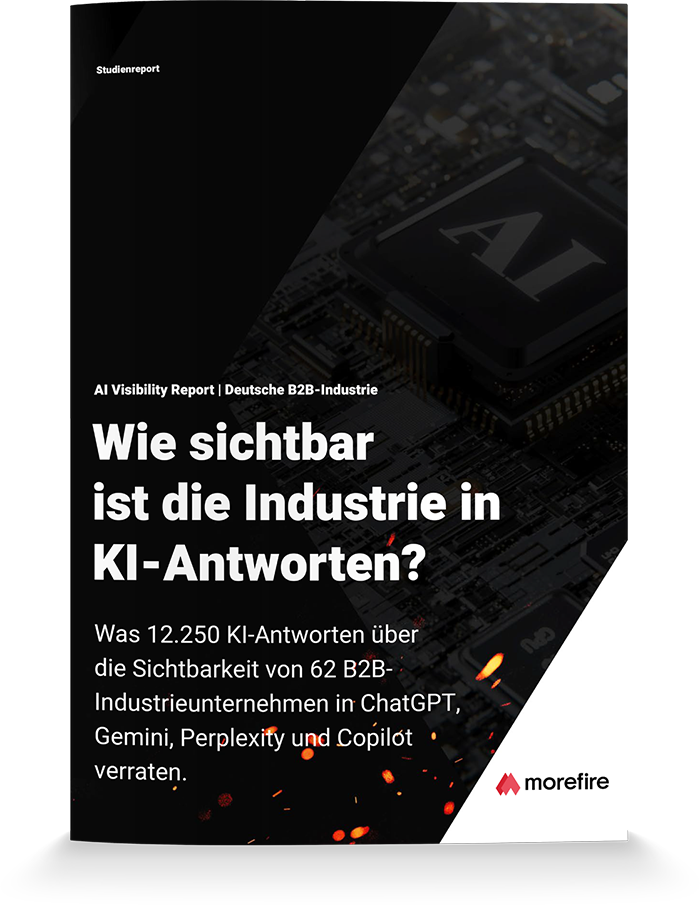 TItelbild der AI Case Study von morefire