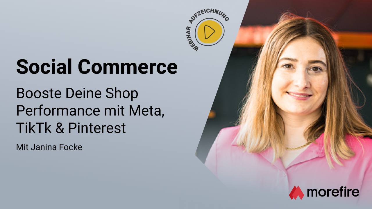 Social Commerce – Booste Deine Shop Performance mit Meta, TikTok & Pinterest