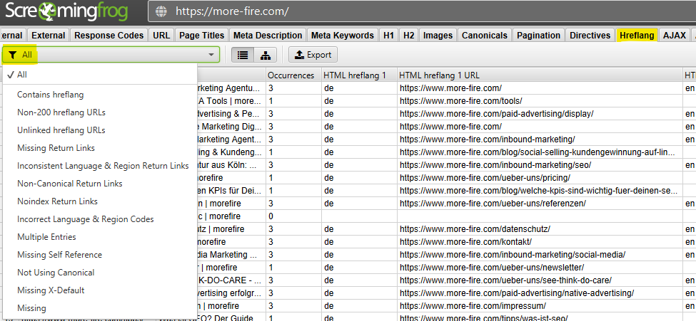 screaming-frog-hreflang-analyse1-morefire