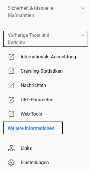 Search Console der robots.txt