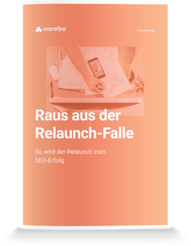 E-Book Cover: Raus aus der Relaunch-Falle – SEO-Erfolg mit Struktur