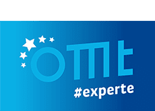 OMT Experten Abzeichen von Morefire, das die Expertise im Online-Marketing belegt.