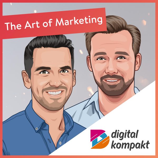 Podcast-Cover „The Art of Marketing“ mit Hendrik Lennarz und Co-Moderator