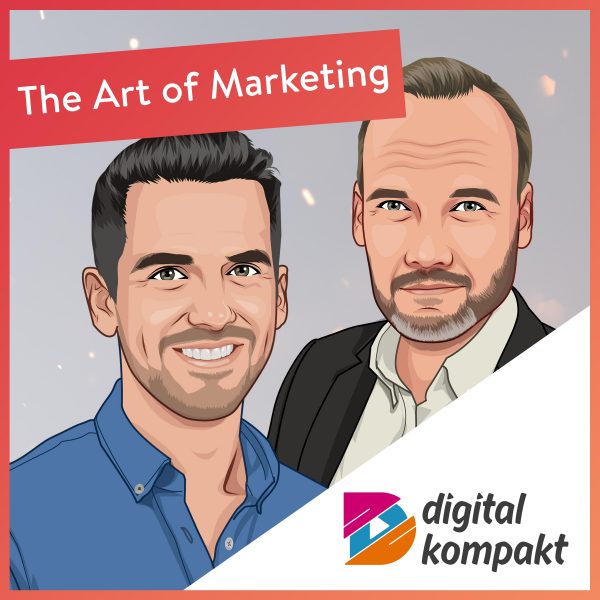 Podcast-Cover „The Art of Marketing“ mit Björn Radde und Co-Moderator
