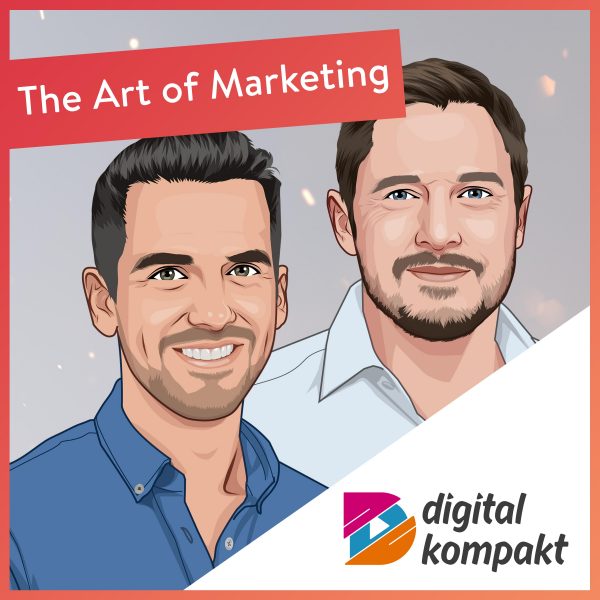 Podcast-Cover „The Art of Marketing“ mit Christian Schmitz und Co-Moderator