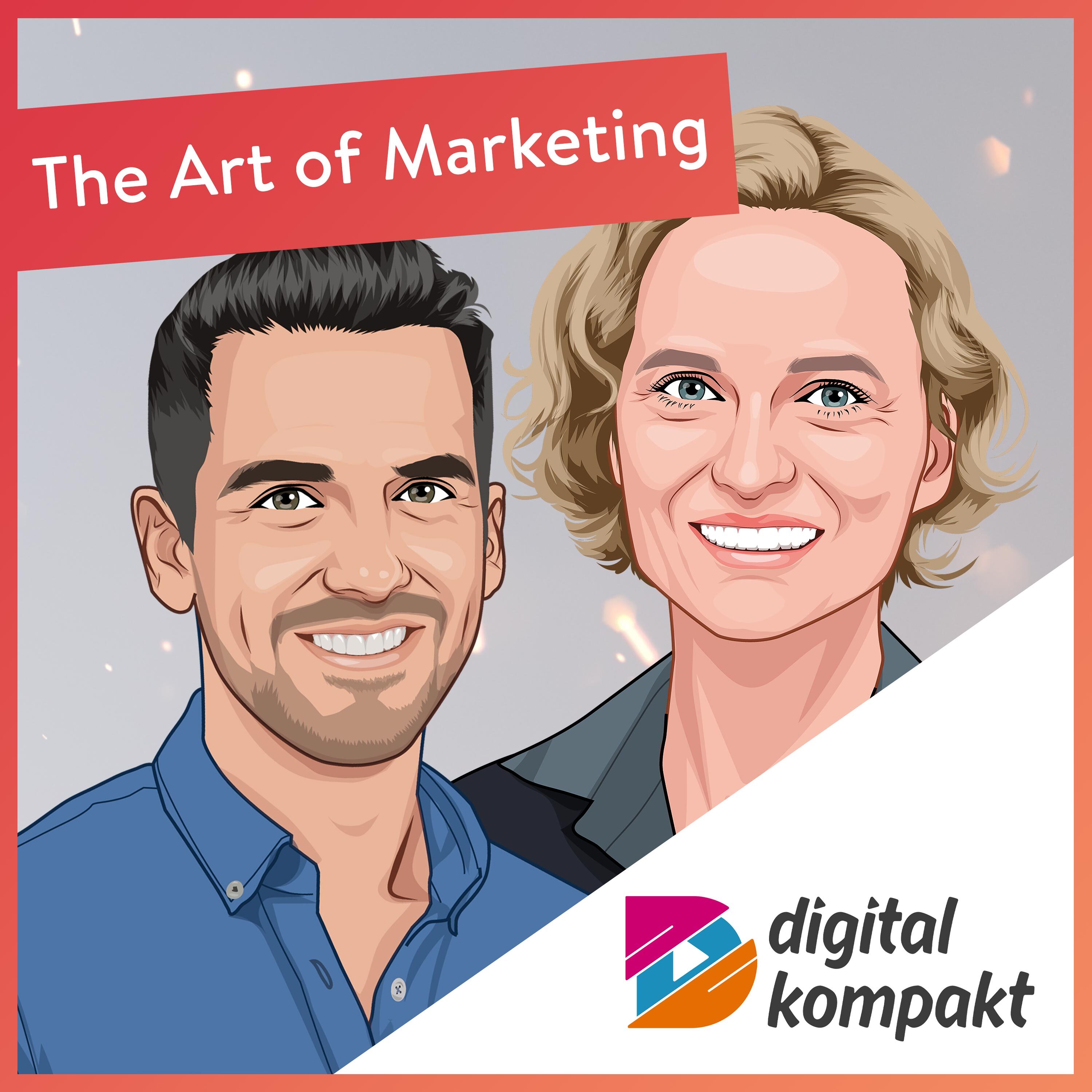 Sandra Finlay im The Art of Marketing Podcast mit Gastgeber