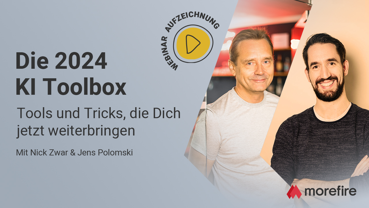 Die 2024 KI Toolbox – Tools und Tricks, die Dich jetzt weiterbringen